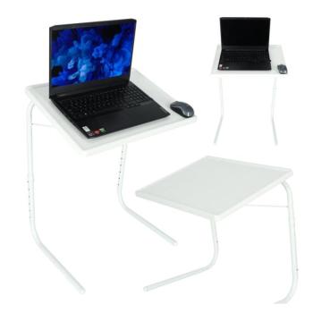 Laptop asztal összecsukható 52 x 40 cm fehér kép