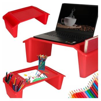 Laptop asztal piros kép