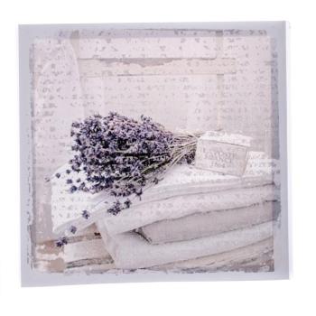 Lavender blanket vászonkép, 28 x 28 cm kép
