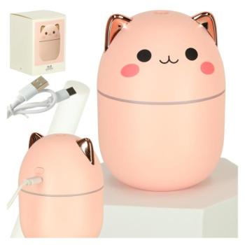 Légpárásító olaj diffúzor cica rózsaszínű kép