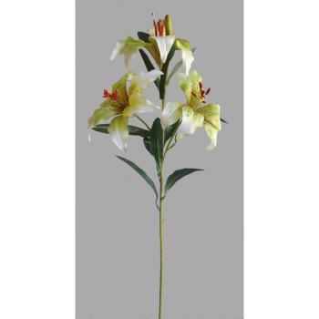 Liliom művirág, fehér kép
