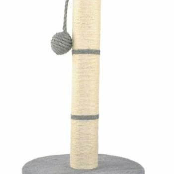 Macska kaparófa 45cm - szürke játékkal kép