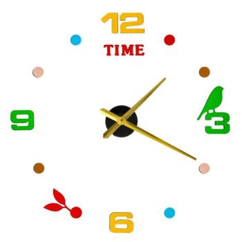 Matrica falióra színes számokkal 80-90cm kép