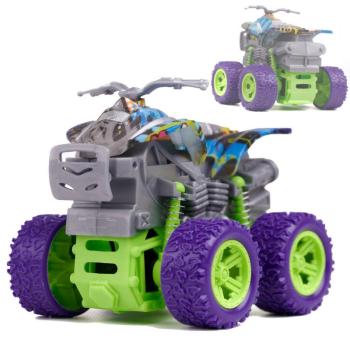Monster Truck versenyautó (lila-zöld) kép