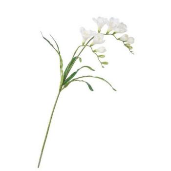 Mű frézia virág fehér, 57 cm kép