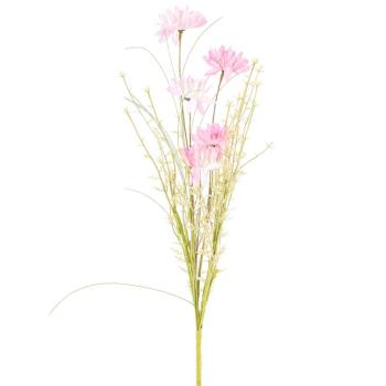 Mű réti virágok, 50 cm, rózsaszín kép
