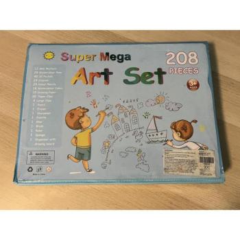 Műanyag festőszett 208 tartozékkal - ÉRTÉKCSÖKKENTETT kép
