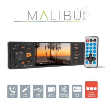 Multimédiás fejegység &#34;Malibu Star&#34; - 1 DIN - 4 x 50 W - BT - MP3 - AUX - SD - USB kép