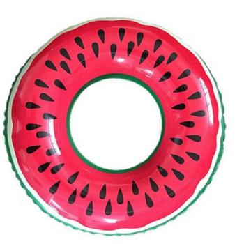 Nagy felfújható úszógumi görögdinnye mintával kép