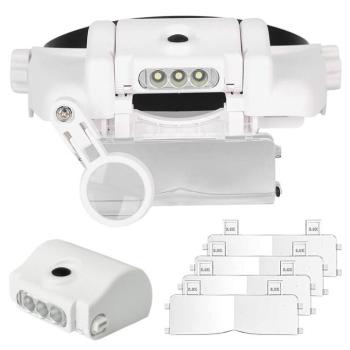 Nagyító szemüveg fejpánttal kép