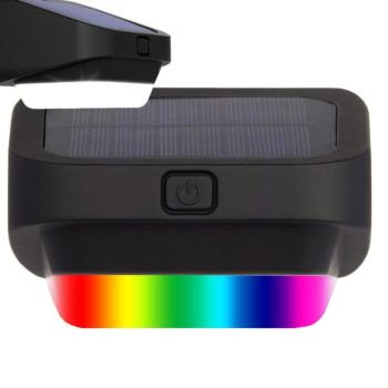 Napelemes kerti lámpa LED RGB kép