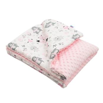 New Baby Minky Macis gyermek takaró, rózsaszín, 80 x 102 cm kép