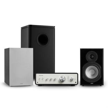 Numan Drive 802, sztereo készlet, erősítő, hangfal, subwoofer, burkolat, fekete/szürke kép