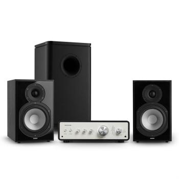 Numan Drive 802, sztereo készlet, erősítő, polc hangfal, subwoofer, fekete kép