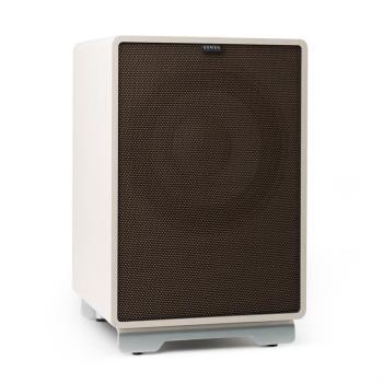 Numan RetroSub aktív subwoofer, 25,4 cm (10"), fehér, fekete-barna burkolat kép