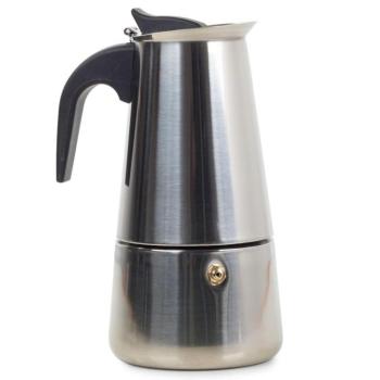 Olasz kávéfőző 6 személyes, 300 ml, acél kép
