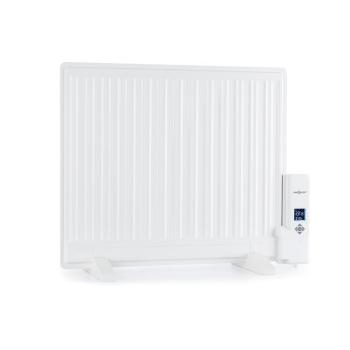 OneConcept Wallander, olajradiátor, 600 W, termosztát, fűtés olajjal, lapos design, fehér kép