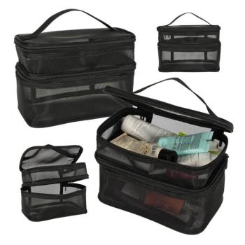 Összecsukható kozmetikai tároló, fekete kép