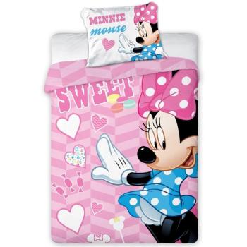 Pamut gyermekágynemű kiságyba Sweet Minnie, 100 x 135 cm, 40 x 60 cm kép