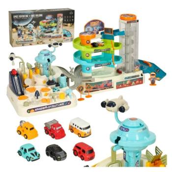 Parkolóház 3 szintes lifttel 2in1 kép