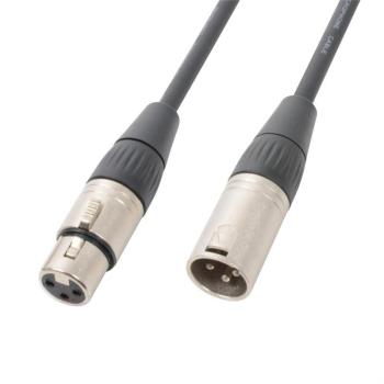 PD Connex DMX kábel, 3 pólusú XLR-csatlakozó, anya-apa, 120 ohm, 0,75 m kép