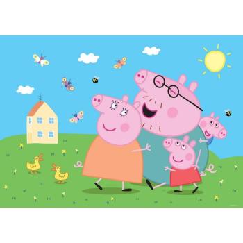 Peppa Pig gyermek fotótapéta 252 x 182 cm, 4 részes kép