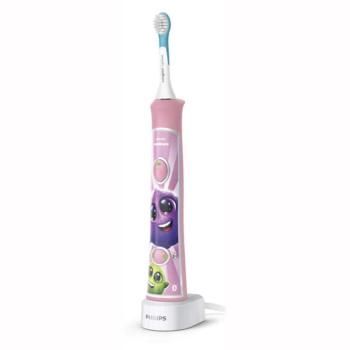 Philips Sonicare for Kids HX6352/42 szónikus elektromos fogkefe interaktív applikációval, pink (26067) kép