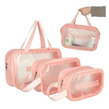 Piperes táska és sminkes táska rendező szett, 3db kép