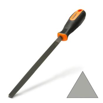 Precíziós reszelő fémhez - háromszög alakú - kétszeres vágású - közepes durvaságó kép