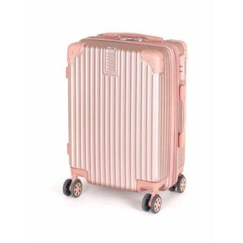 Pretty UP kerekes bőrönd ABS25, S, arany-rózsaszín kép