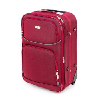 Pretty UP Travel TEX24 M textil bőrönd, piros kép