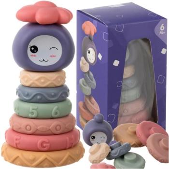 Puha szenzoros toronykirakó kép