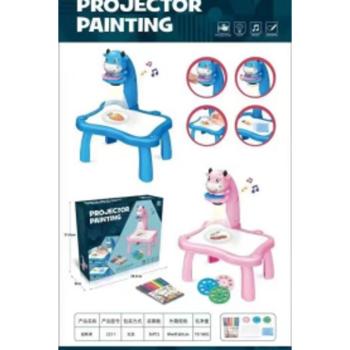 Rajzasztal projektorral kép