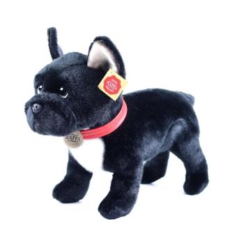 Rappa plüss francia bulldog nyakörvvel, 30 cm kép