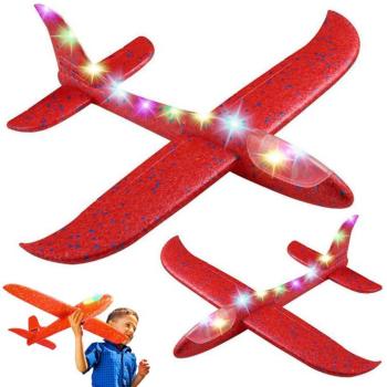 Repülőgép, 47 cm, LED lámpával kép