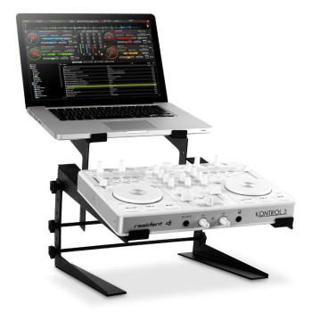 Resident DJ DJX-250 notebook és keverőpult/controller állvány, fekete kép