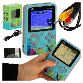 Retro mini hordozható játékkonzol kép