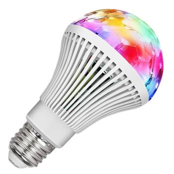 RGB LED forgó izzó, diszkólabda kép