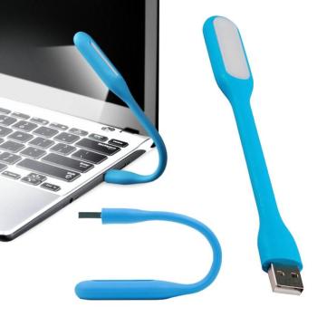 Rugalmas szilikon USB lámpa, kék kép