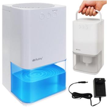 RUHHY Páramentesítő LED Világítással és Időzítővel - fehér kép