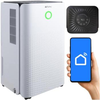 RUHHY Párátlanító – 12 L/nap, Wi-Fi vezérlés, Hygrosztát, Csendes működés kép