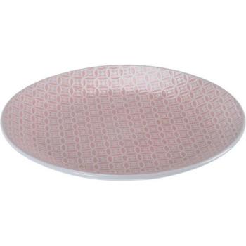 Sea kerámia lapos tányér, 27 cm, rózsaszín kép