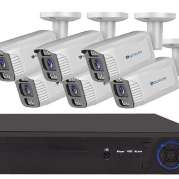 Securia Pro kamera rendszer NVR6CHV4S-W smart, fehér Felvétel: 6 TB merevlemez kép