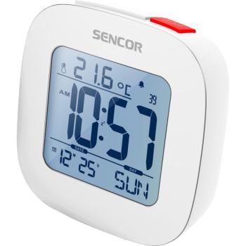 Sencor SDC 1200 W óra ébresztő funkcióval, fehér kép