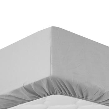 Sleepwise Soft Wonder-Edition, gumis ágylepedő, 180-200 x 200 cm, mikroszálas, világos szürke kép