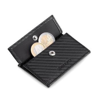 Slimpuro Coin Pocket RFID kártyavédelemmel a ZNAP Slim Wallets  8 és 12 termékekhez, gombbal  kép