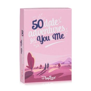 Spielehelden 50 Date Adventures for You & Me, kártyajáték pároknak, 50 kártya angol nyelvű kép