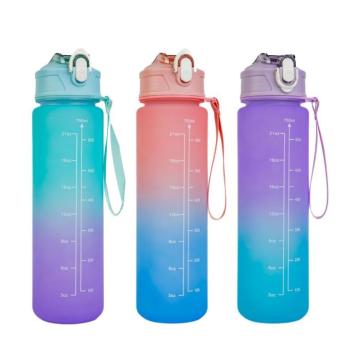 Sport kulacs - 750 ml - opálos - kék-lila színátmenetes kép