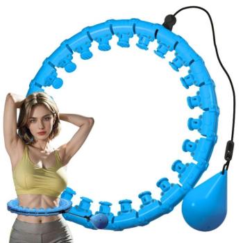 Súlyozott, edzéstámogató hulahopp karika, kék kép