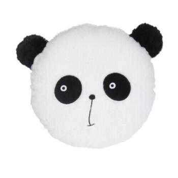 Sweetie bolyhos párna, átmérő: 27 cm, panda kép
